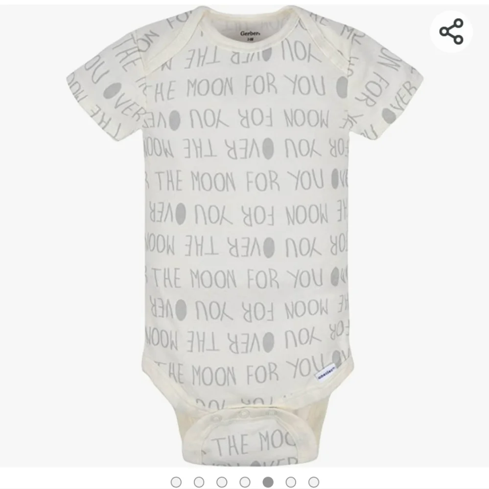 Gerber unisex-baby 8-pack Short Sleeve Onesies Bodysuits